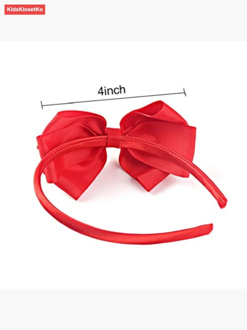 Large Bow Headband Soft Rib Fabric Hair Hoop for Girls Costume Accessory